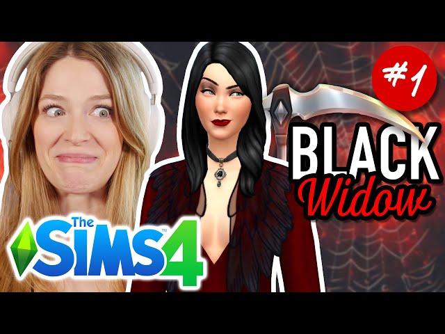 let's play the new sims expansion life & death as a black widow challenge