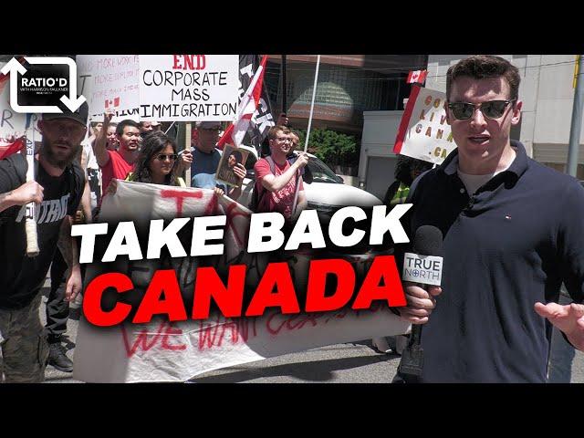 "TAKE BACK CANADA!" Canadians protest MASS IMMIGRATION on Canada Day