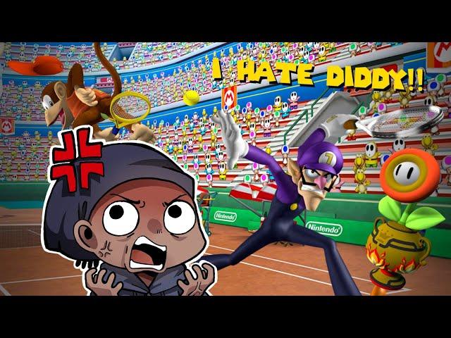 I HATE DIDDY KONG!!! (MARIO POWER TENNIS [Episode 2])