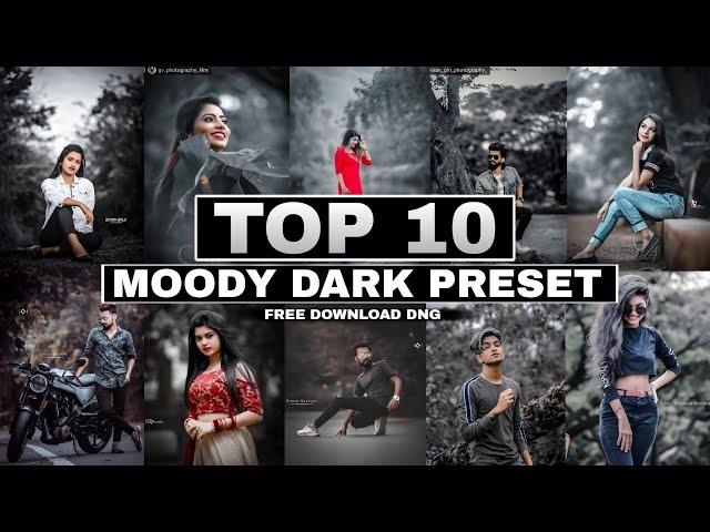 Best Top 10 Dark Tone Presets | Free Presets Alfaz Editing | Lightroom Mobile Presets Free