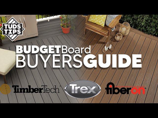 The CHEAPEST Composite Decking That Doesn't SUCK (TREX vs TimberTech vs Fiberon)