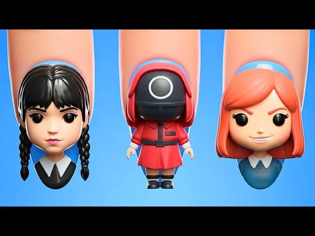 Besties in SQUID GAME! Wednesday and Enid’s Ultimate Survival Battle