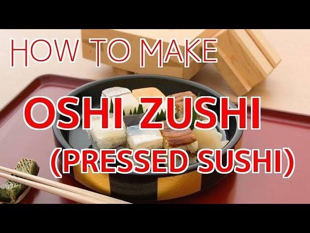 How to Make OshiZushi (Pressed Sushi) 【Sushi Chef Eye View】