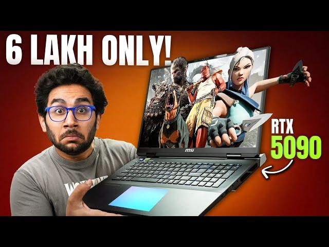 The First RTX 5090 Gaming Laptop in India – MSI Titan 18HX Ultra 9 285HX
