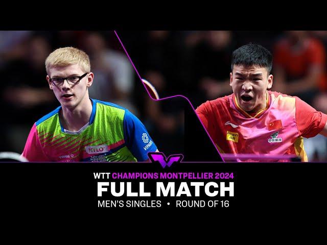 FULL MATCH | Felix Lebrun vs Xiang Peng | MS R16 | #WTTMontpellier 2024