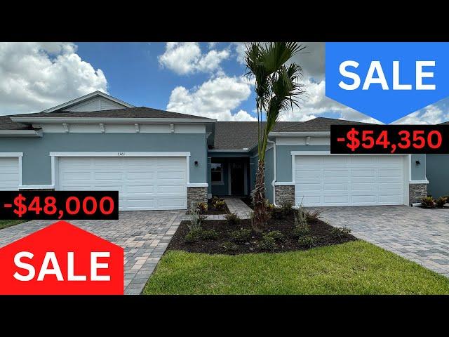 Tour 2 Sun City Center Florida New Construction Villas For Sale with Huge Price Drops!