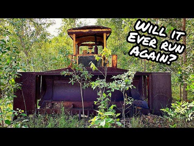 Will it START? OLD Bulldozer Sitting in the BUSH for YEARS!