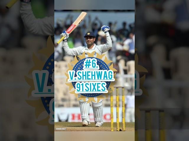 Top 10 most sixes in test cricket #hpm creation #