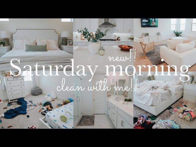  NEW SATURDAY CLEAN WITH ME!! || CLEANING MOTIVATION || CLEANING AFTER BEING SICK