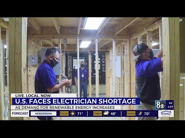 U.S. faces electrician shortage