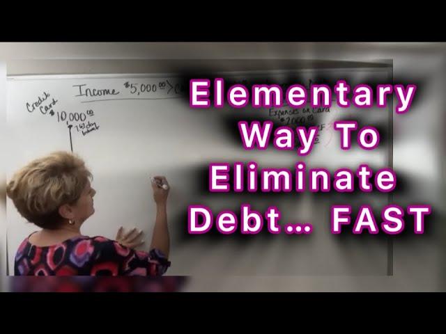 Elementary Way To Eliminate Debt … FAST! #velocitybanking