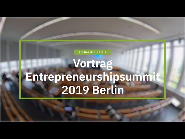 Dr. Kerstin Gernig | Vortrag Female Entrepreneuship