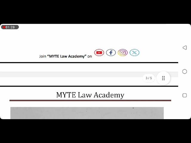 Administrative Law (K-3003) 2023 || CCSU LLB 3rd Semester || (MYTE Law Academy)