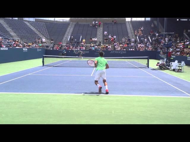 Dimitrov Provides a Glimpse Into His Awesome Bag of Tricks