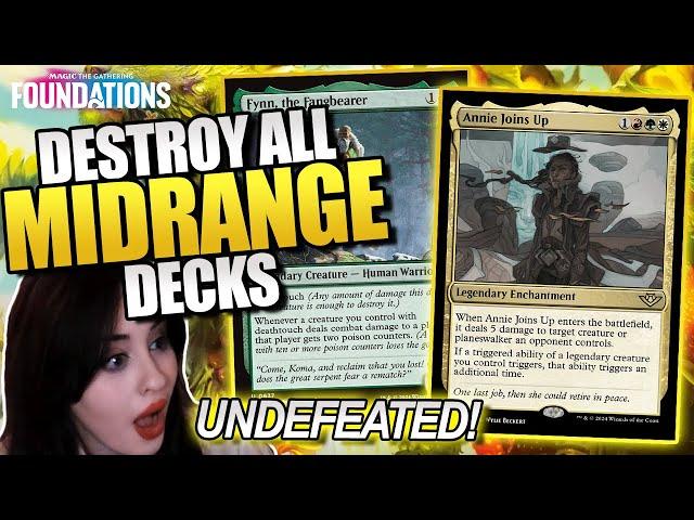 UNDEFEATED! This deck is THE ANSWER for the Midrange problem! | Standard MTG Arena Ranked