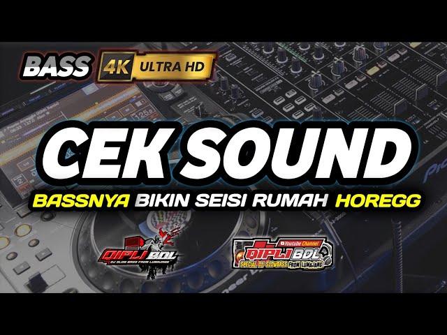 DJ CEK SOUND TERBARU 2024 BASS GLERR BIKIN HOREGG SEISI RUMAH