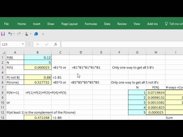 Chapter 3: How to solve a Conditional Probability Problem for independent events with Excel