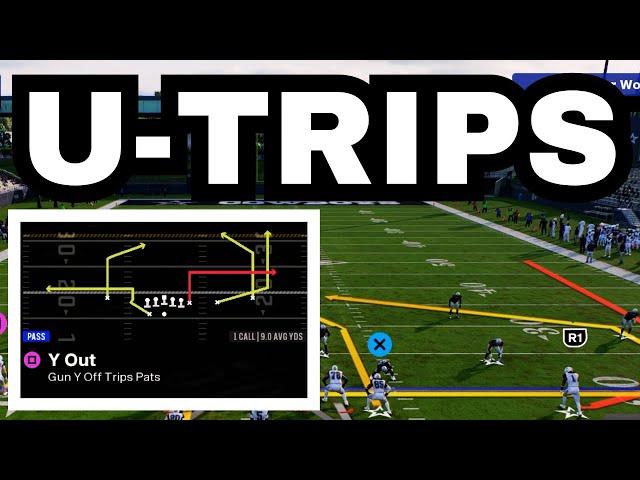 Why U-Trips Is The BEST Offense In Madden 25 (eBook)