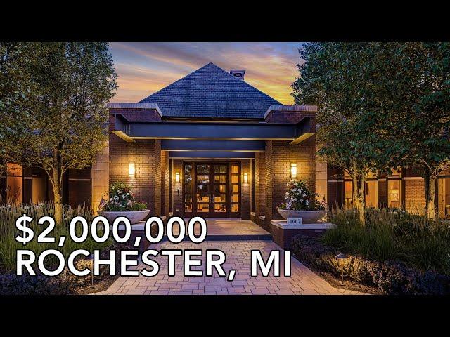 $2M Rochester Luxury Home - Michigan Real Estate