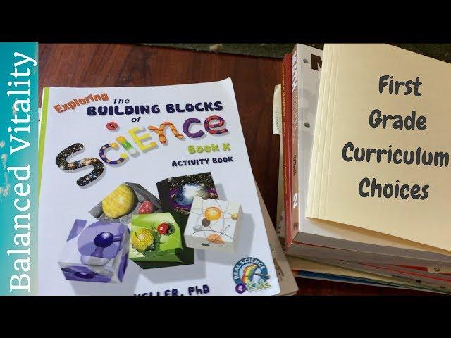 First Grade Curriculum Choices for 2017/2018
