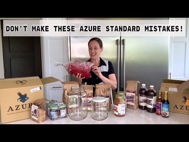 Azure Standard Bulk Food Haul + DON'T Make These Azure Standard Ordering Mistakes!!  #Homesteading