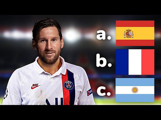 GUESS THE COUNTRY OF EACH PLAYER - FOOTBALL CHALLENGE | HARD LEVEL | QUIZ FOOTBALL 2021