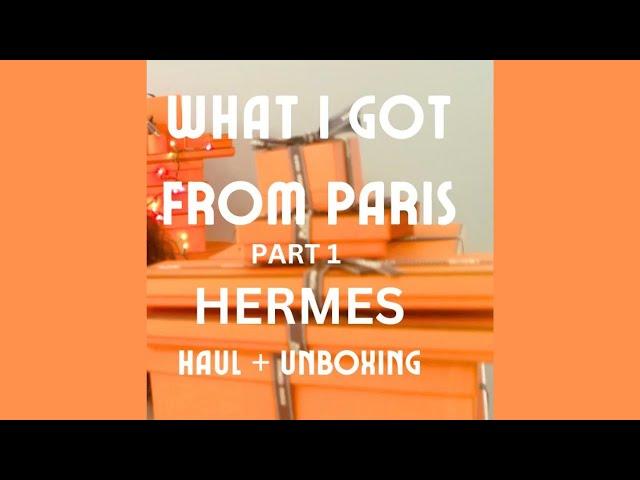 HERMES PARIS HAUL PART 1 | I GOT A BAG WITH NO LEATHER APPOINTMENT