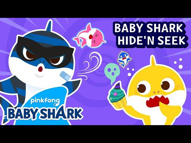 ‍️Thief Shark Family Turns Baby Shark into TINY Shark?! | Hide and Seek | Baby Shark Official