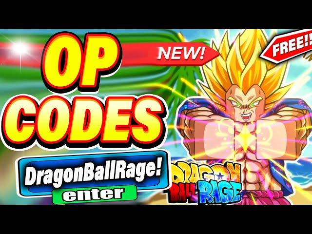 ALL NEW *SECRET* UPDATE CODES in DRAGON BALL RAGE CODES! (Roblox Dragon Ball Rage Codes)