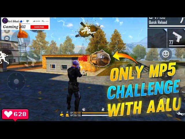 New Updated MP5 Challenge || MP5 Booster || Free Fire - avi 302 Gamers