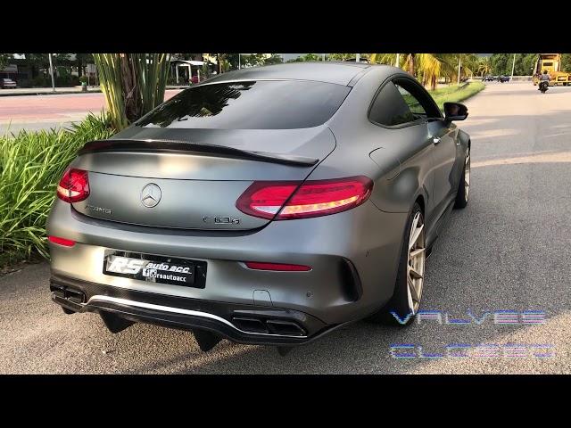 Mercedes-AMG C63 S Coupe w/ ARMYTRIX Valvetronic Exhaust By RS Auto, Aggressive Sounds!