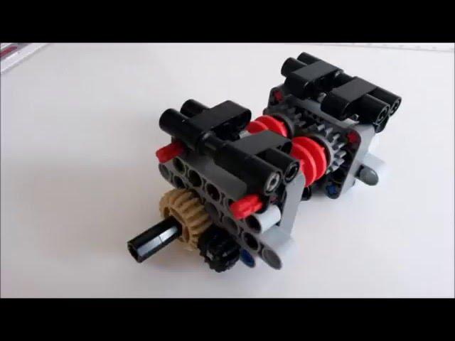 Lego Technic 4-Speed Gearbox Instruction