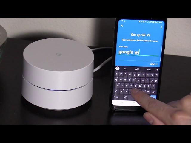 HOW TO CONNECT AND SETUP GOOGLE WiFi WITH APP, INTERNET SPEED RESULTS