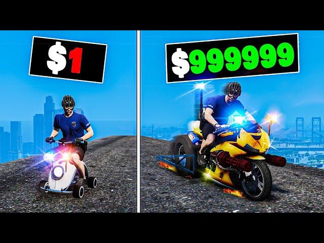 $1 to $1,000,000 Police Bike in GTA 5