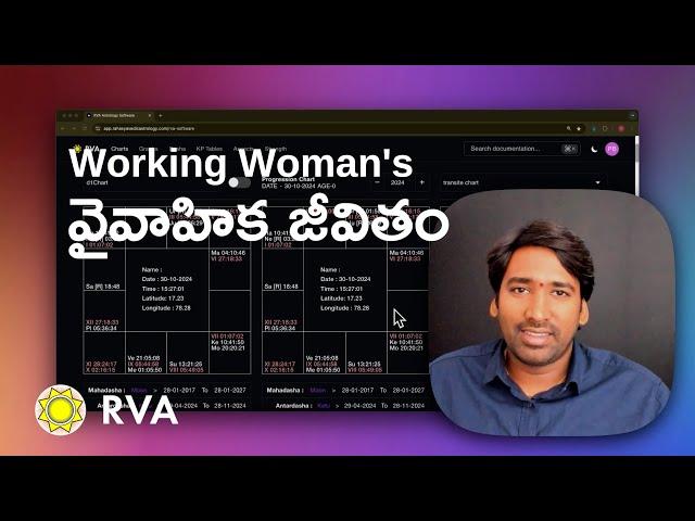 Working Woman's Marriage Life | Learn Astrology in Telugu