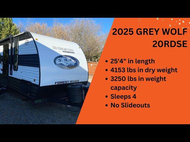 Campkin's RV Centre - 2025 GREY WOLF 20RDSE - OUR MOST POPULAR GREY WOLF FLOORPLAN!!