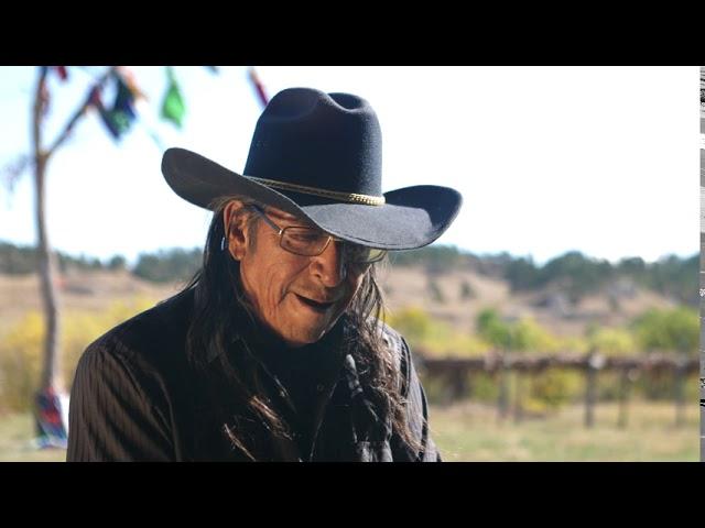 Dave Swallow sings Lakota song "O ma key yo"