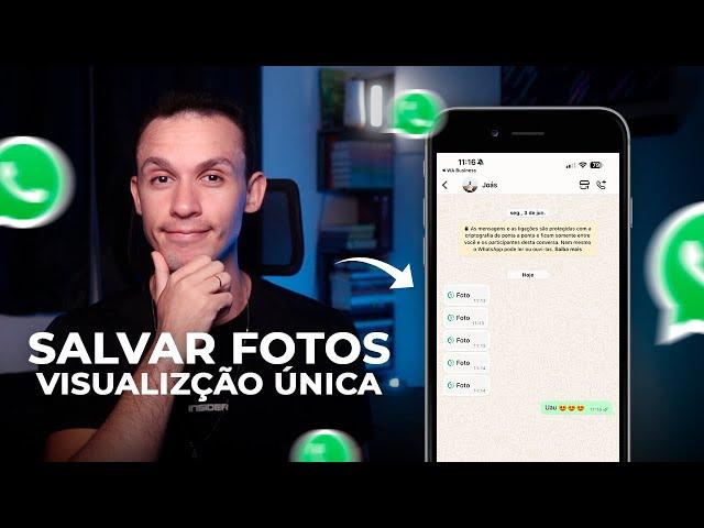 Como SALVAR FOTO/VÍDEO de VISUALIZAÇÃO ÚNICA do WhatsApp | É POSSÍVEL?