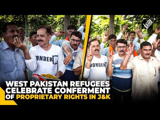 West Pakistan Refugees celebrate conferment of Proprietary Rights in J&K