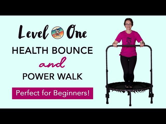 Rebounding for Beginners and Seniors / How To Health Bounce / Exercises for Knee Pain and Arthritis