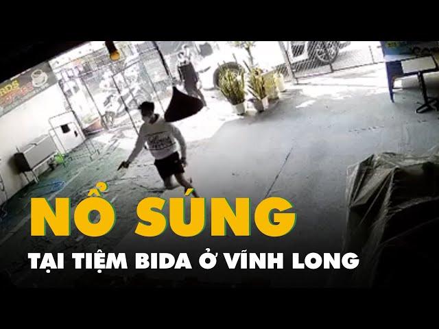 Nổ súng tại tiệm bida ở Vĩnh Long, công an vào cuộc