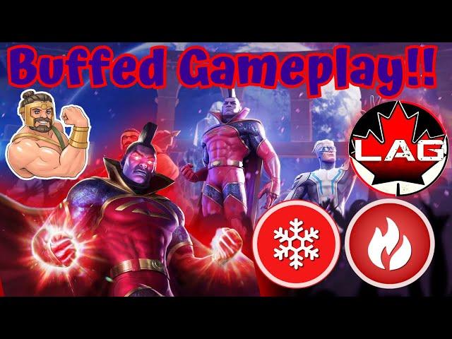 BUFFED GLADIATOR GAMEPLAY!!! Testing Out Rebalance Changes! Midiator or Godiator Now? Faster! - MCOC