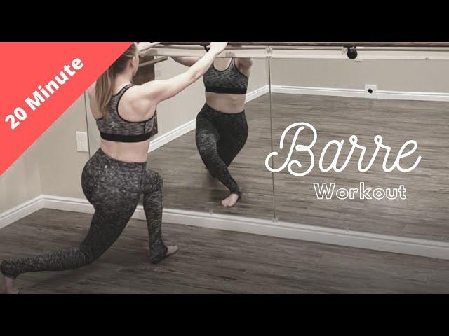 20 Minute Barre Workout for Legs, Glutes and Arms- Bennie Barre