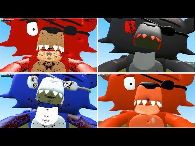 ALL NEW NIGHTMARE FOXY JUMPSCARE UPDATE 3D SANIC CLONES MEMES (3D MEMES) NPCs in Garry's Mod