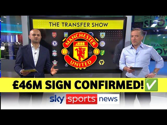 BREAKING NEWSDEAL CONFIRMED WITH £46M MANCHESTER UNITED TRANSFER NEWS TODAY!