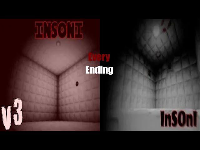 ROBLOX: InSOnI Escape All Endings