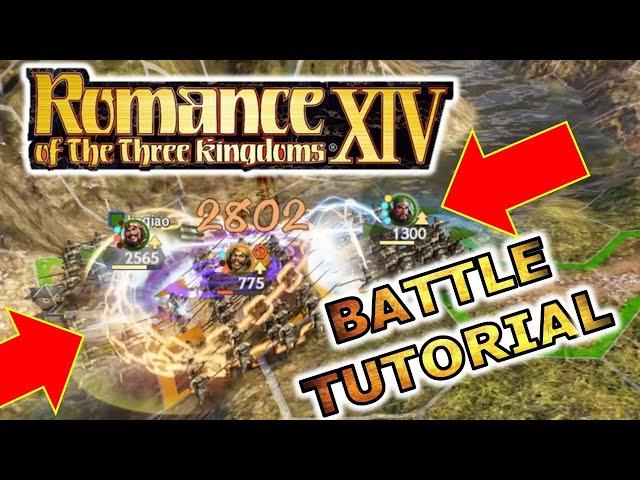 BATTLE BASICS ROMANCE THREE KINGDOMS XIV RTK 14 - HOW DOES BATTLE WORK TUTORIAL GUIDE PC GAMEPLAY