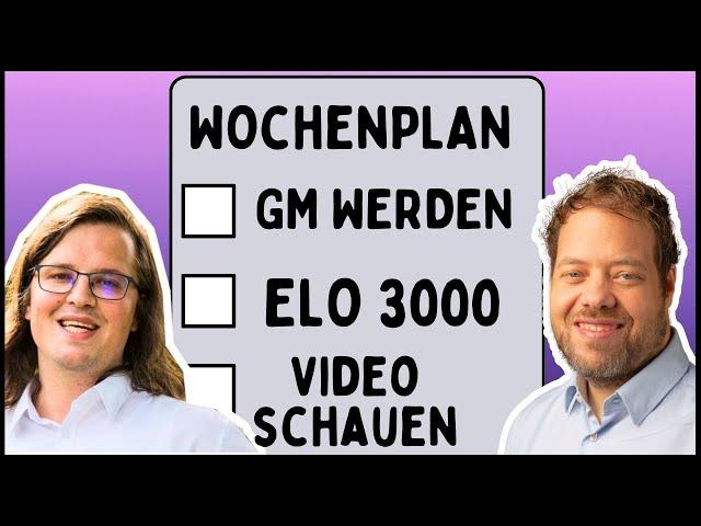 So erstellst du dir einen Trainingsplan ! Mit GM Rainer Buhmann