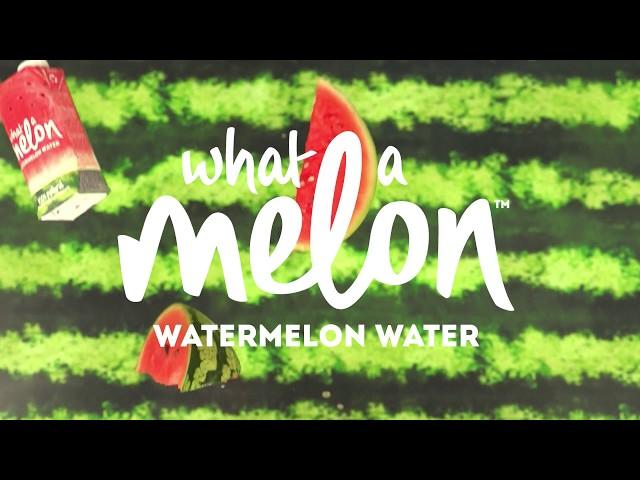 Introducing What A Melon 100% Natural Watermelon Water