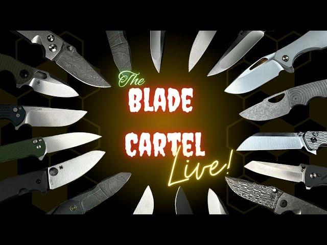 the Blade Cartel LIVE! With Brian from Transparent Knives!